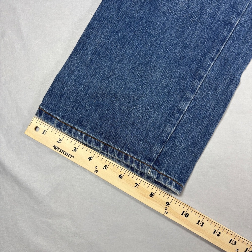 O'Neill Jeans Mens 36x31 Y2K Bootcut Blue Surf Skate Denim Distressed Vintage - Picture 7 of 10
